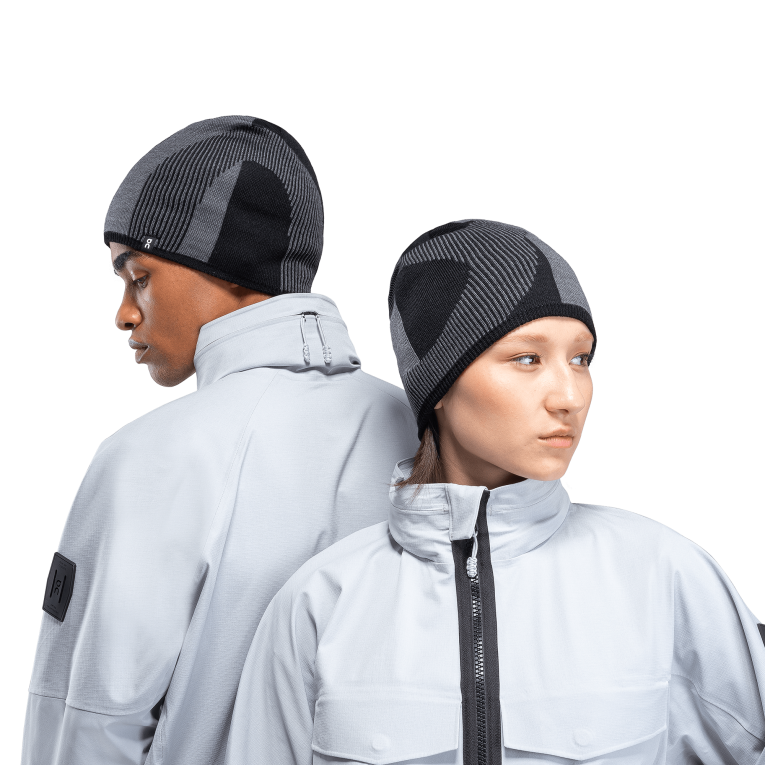 Explorer Merino Beanie 64R0B113 Rock/Black On Running