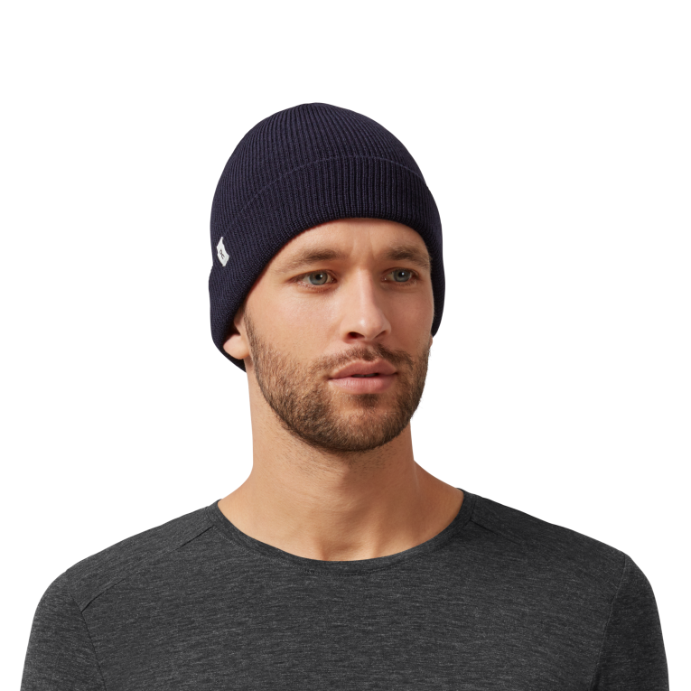 Merino Beanie 64R0B90 Navy On Running