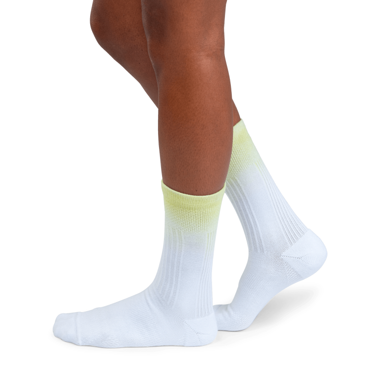 All-Day Sock 64R0B259 White/Hay On Running