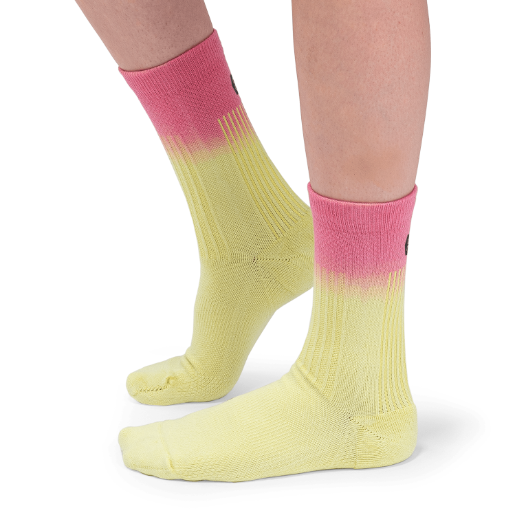 All-Day Sock 64R0B262 Zest/Pomegranate On Running
