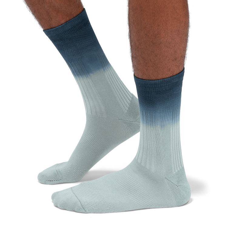 All-Day Sock 64R0B755 Moss/Navy On Running