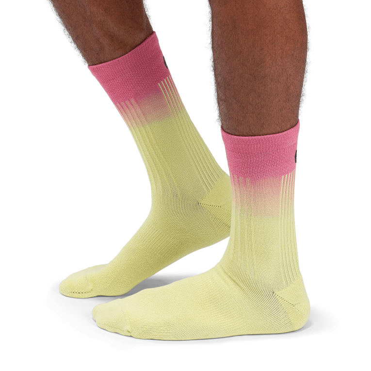 All-Day Sock 64R0B763 Zest/Pomegranate On Running