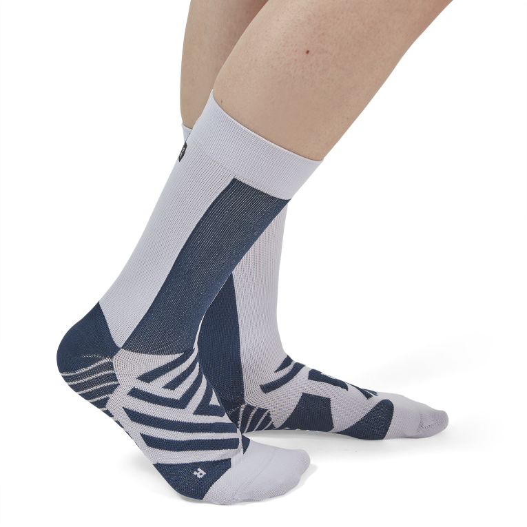 High Sock 64R0B514 Navy/Lilac On Running