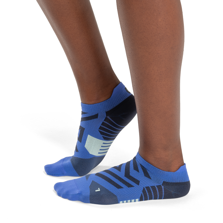 Performance Low Sock 64R0B199 Cobalt/Denim On Running
