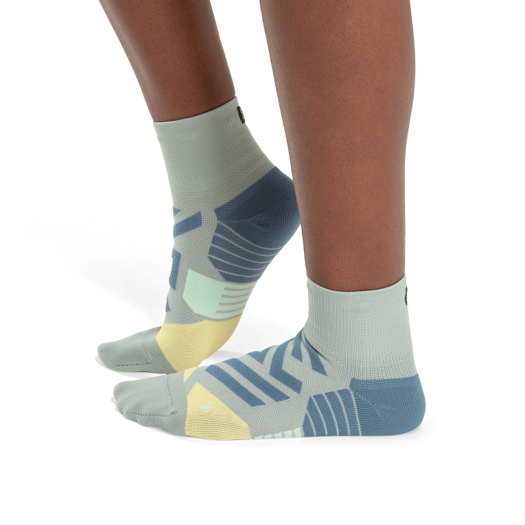 Performance Mid Sock 64R0B206 Zest/Moss On Running