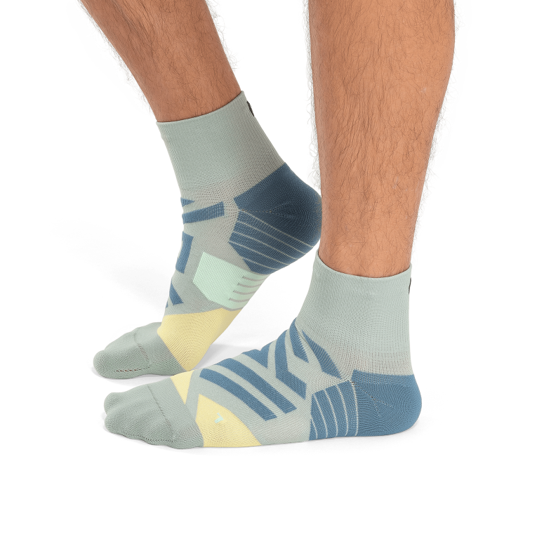 Performance Mid Sock 64R0B711 Zest/Moss On Running