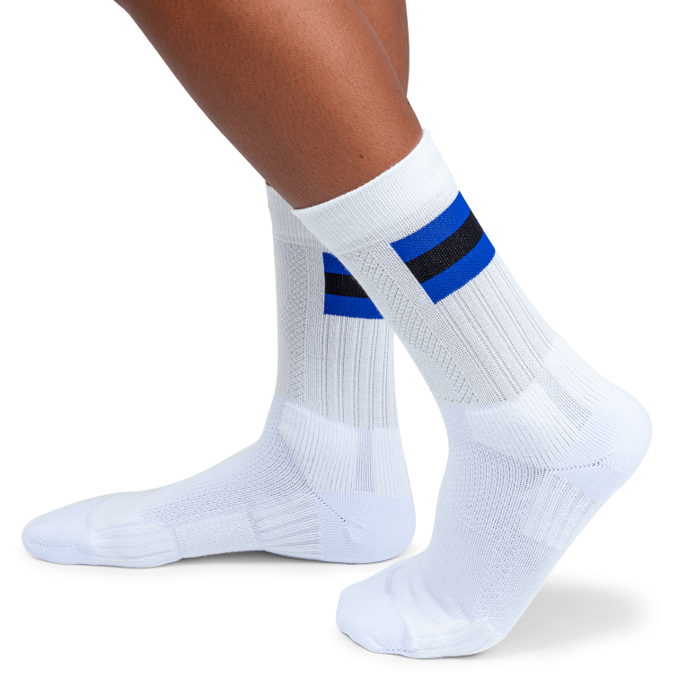 Tennis Sock 64R0B495 White/Indigo On Running