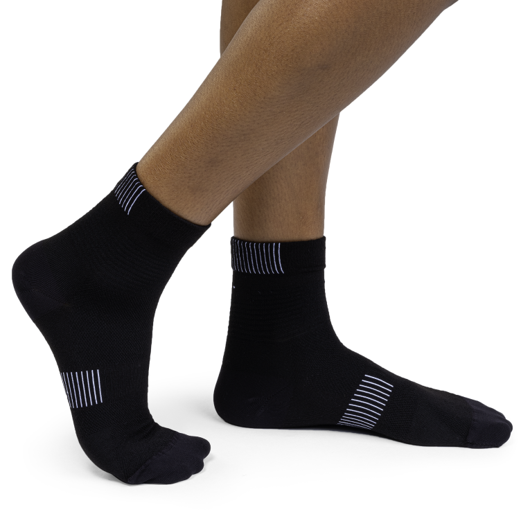 Ultralight Mid Sock 64R0B501 Black/White On Running