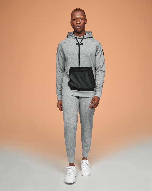Hoodie 64R0B553 Grey On Running Men
