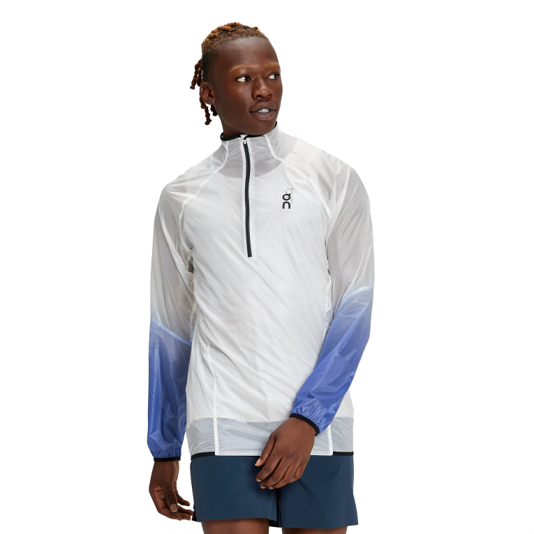 Zero Jacket 64R0B627 Undyed-White/Cobalt On Running Men