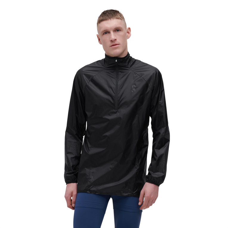 Zero Jacket 64R0B629 Black On Running Men