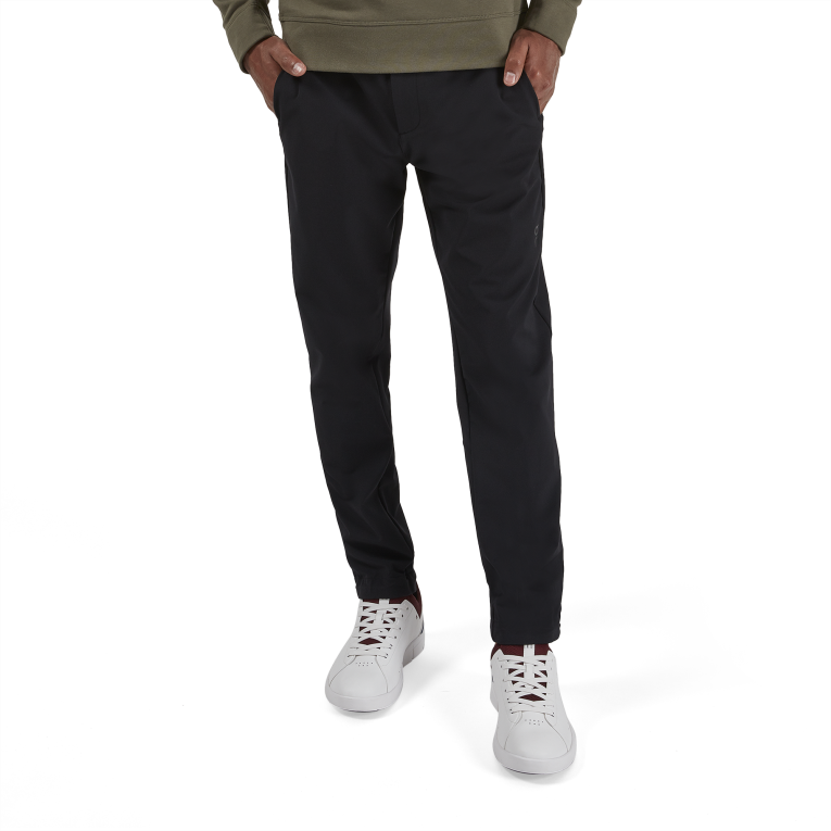 Active Pants 64R0B618 Black On Running Men