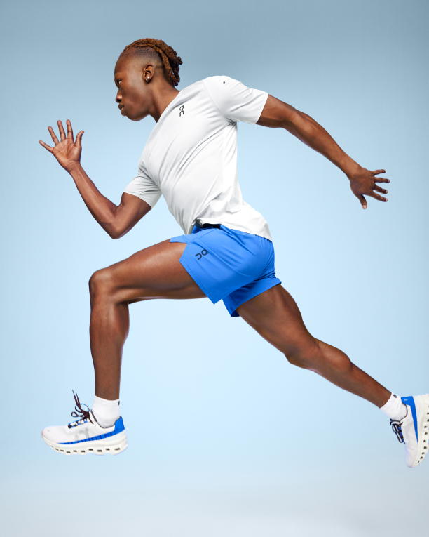 Essential Shorts 64R0B696 Cobalt/Black On Running Men