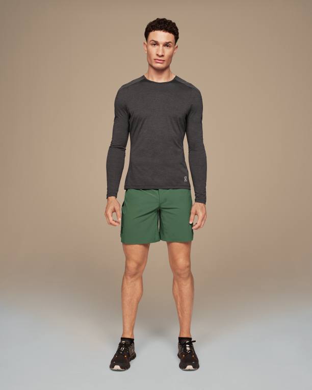 Lightweight Shorts 64R0B621 Ivy/Black On Running Men
