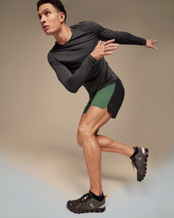 Lightweight Shorts 64R0B621 Ivy/Black On Running Men