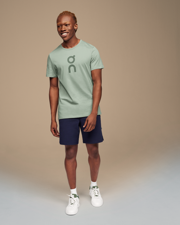Graphic-T 64R0B575 Moss On Running Men