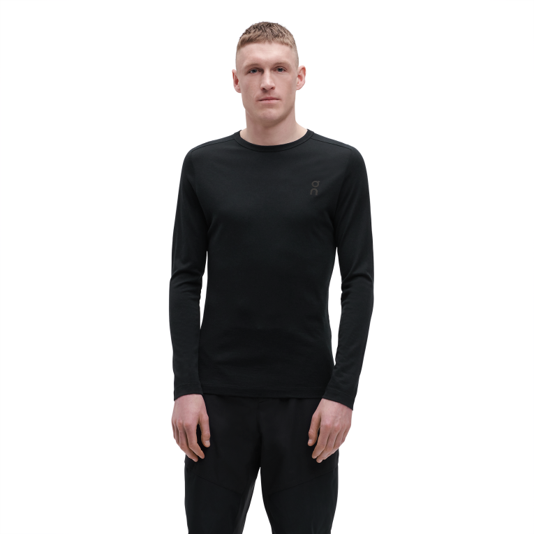 Merino Long-T 64R0B773 Black On Running Men