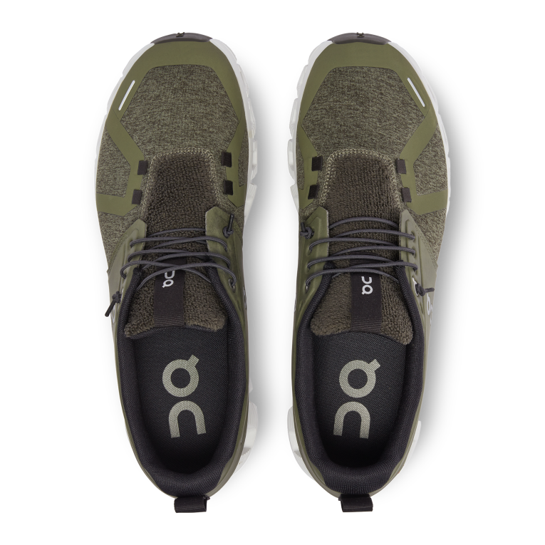 Cloud 5 Terry 64R0B896 Olive/Thorn On Running Men
