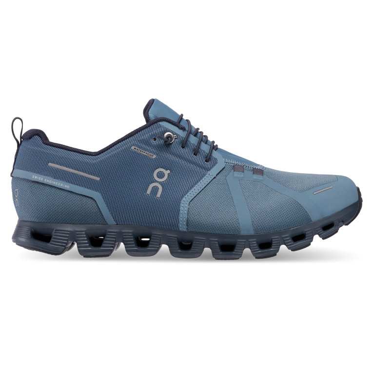 Cloud 5 Waterproof 64R0B679 Metal/Navy On Running Men
