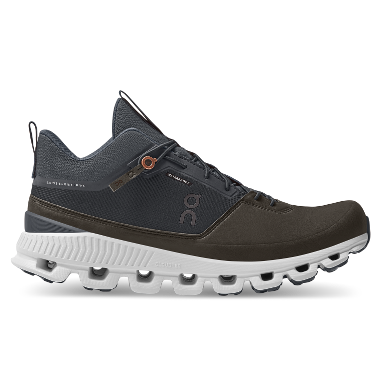 Cloud Hi Waterproof 64R0B965 Ink/Brown On Running Men