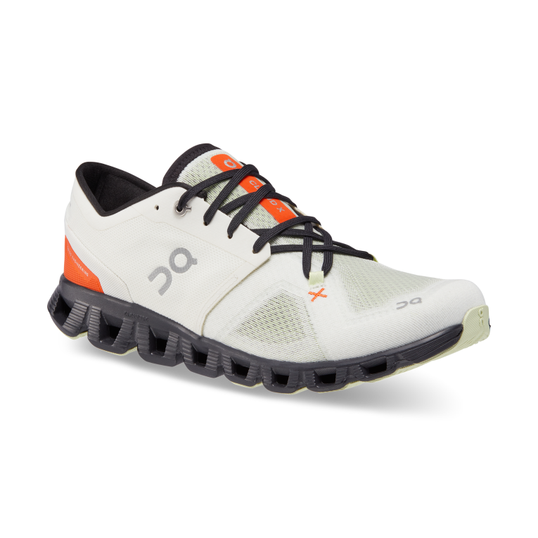 Cloud X 3 64R0B568 Ivory/Flame On Running Men