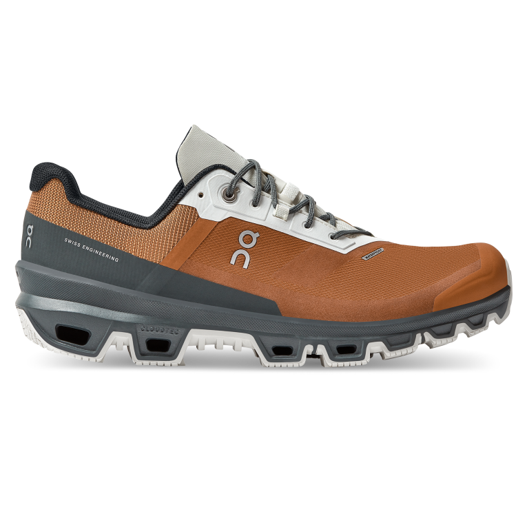 Cloudventure Waterproof 64R0B608 Pecan/Lead On Running Men