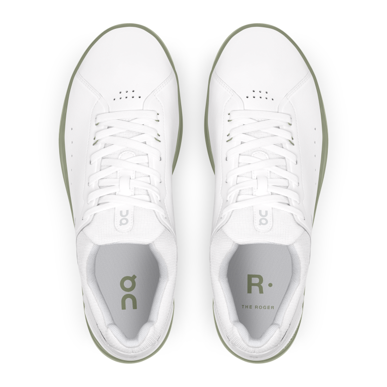 THE ROGER Advantage 64R0B659 White/Reseda On Running Men