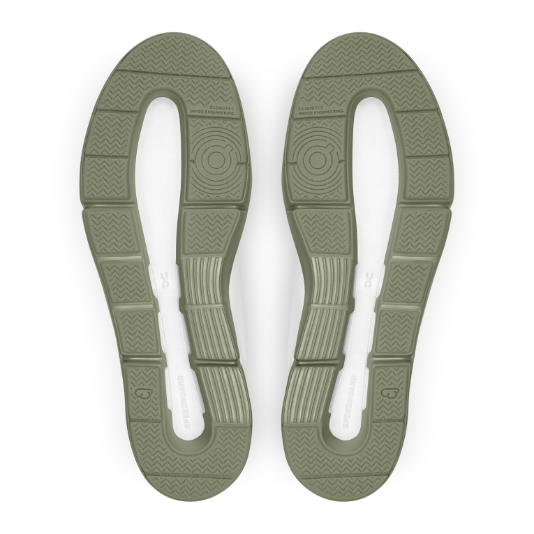 THE ROGER Advantage 64R0B659 White/Reseda On Running Men