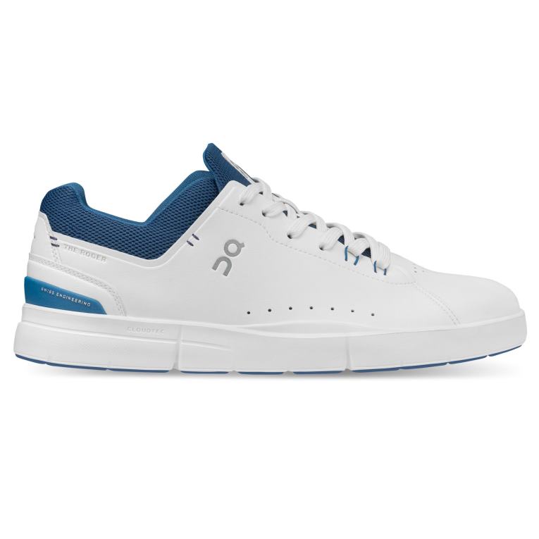 THE ROGER Advantage 64R0B661 White/Cobalt On Running Men