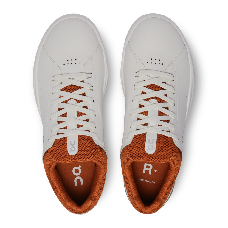 THE ROGER Advantage 64R0B663 White/Rust On Running Men