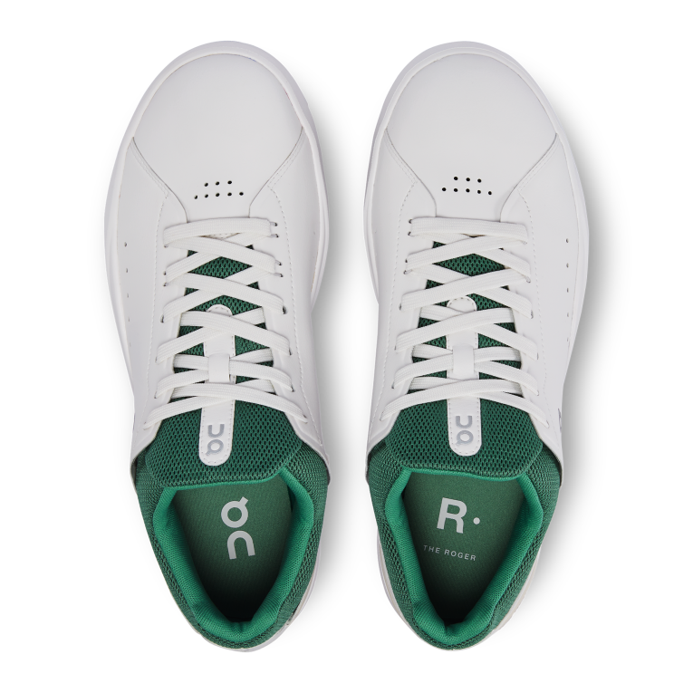 THE ROGER Advantage 64R0B668 White/Green On Running Men