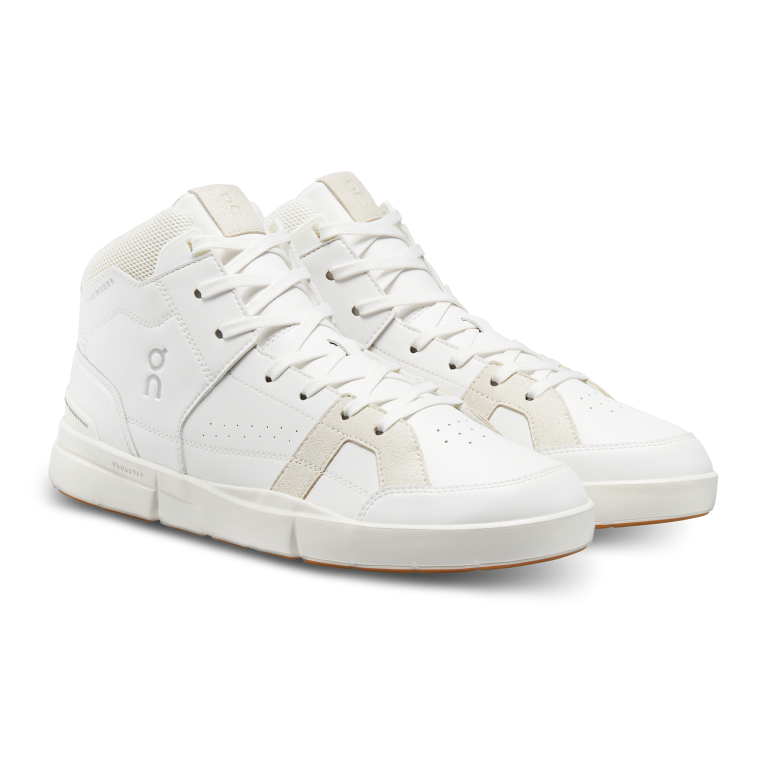 THE ROGER Clubhouse Mid 64R0B669 White/Sand On Running Men
