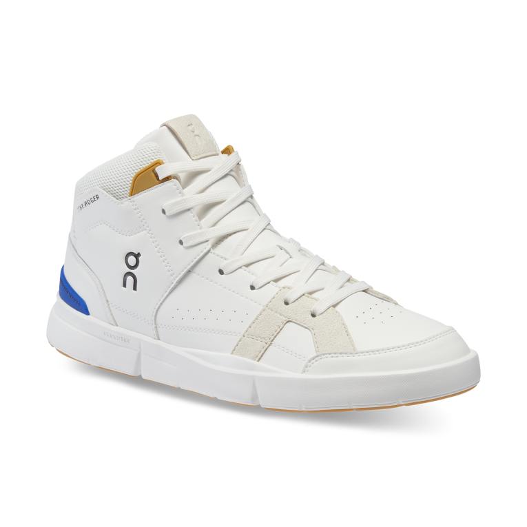 THE ROGER Clubhouse Mid 64R0B671 White/Indigo On Running Men