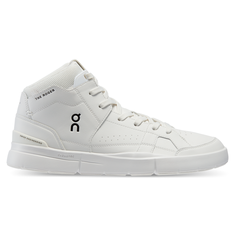 THE ROGER Clubhouse Mid 64R0B672 All White On Running Men