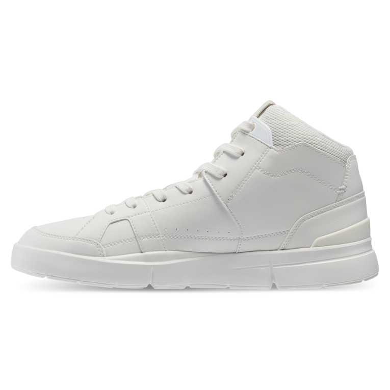 THE ROGER Clubhouse Mid 64R0B672 All White On Running Men