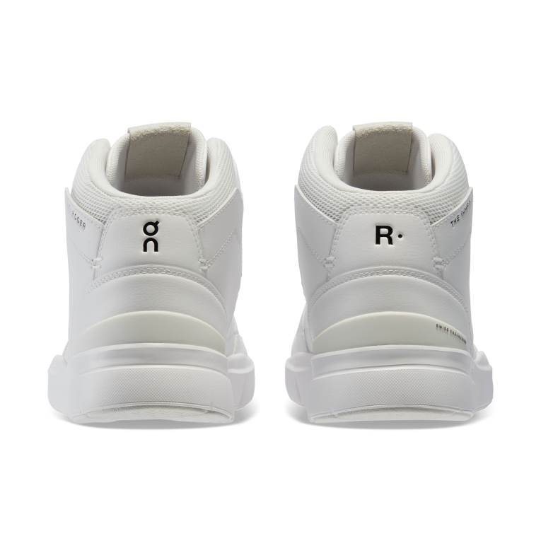 THE ROGER Clubhouse Mid 64R0B672 All White On Running Men