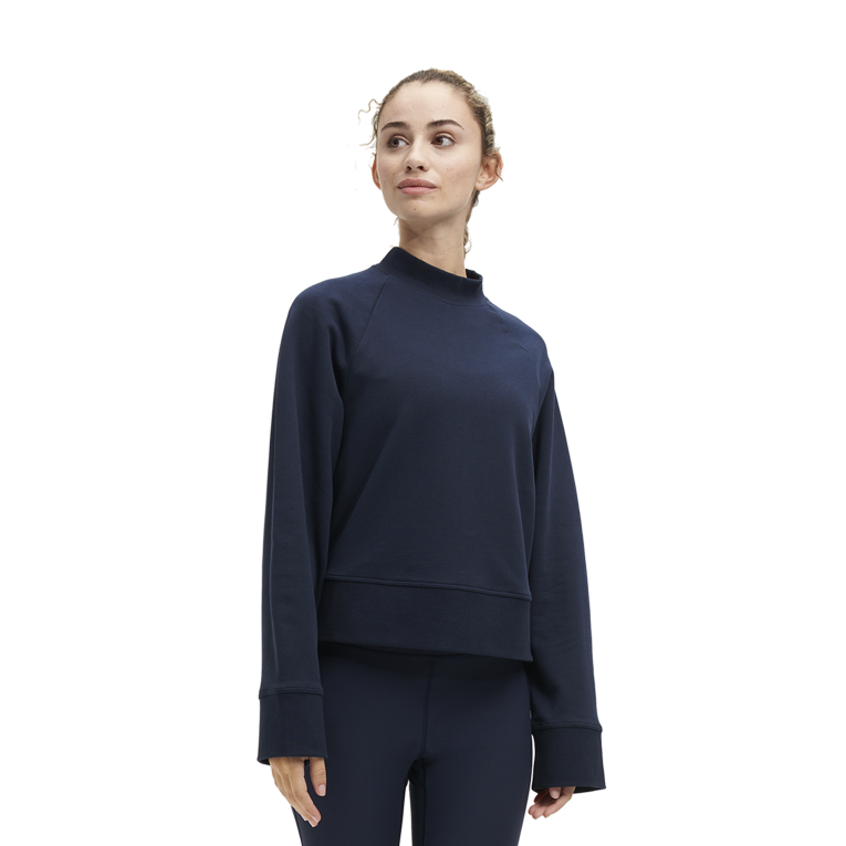 Crew Neck 64R0B119 Navy On Running Women