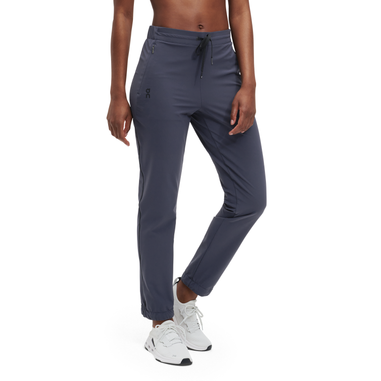 Active Pants 64R0B483 Navy On Running Women