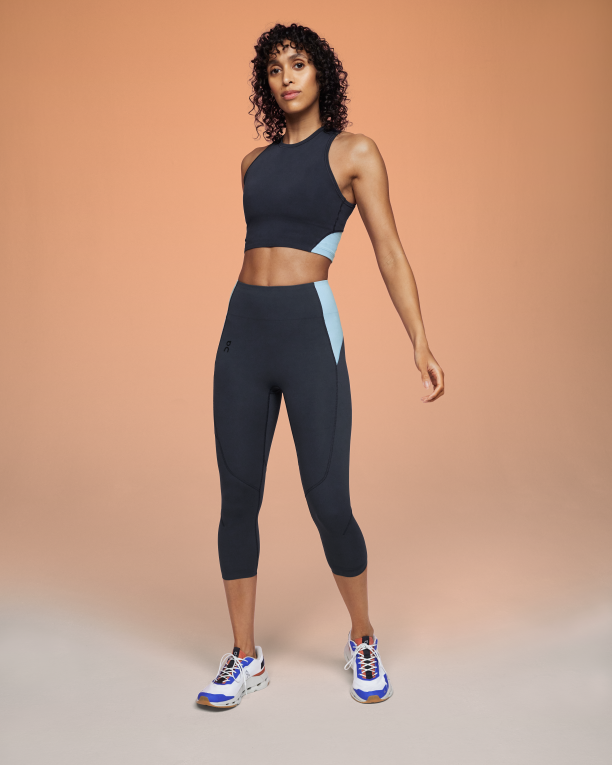 Movement 3/4 Tights 64R0B270 Navy/Stratosphere On Running Women