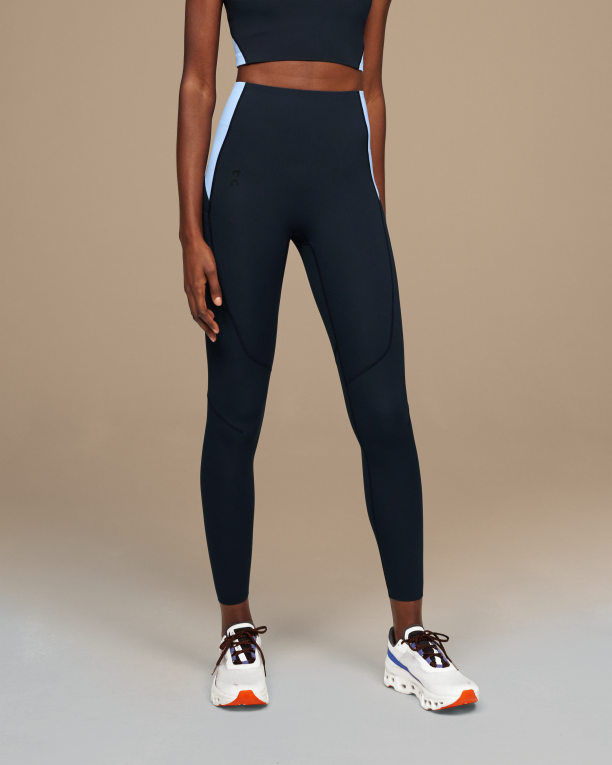 Movement Tights Long 64R0B237 Navy/Stratosphere On Running Women