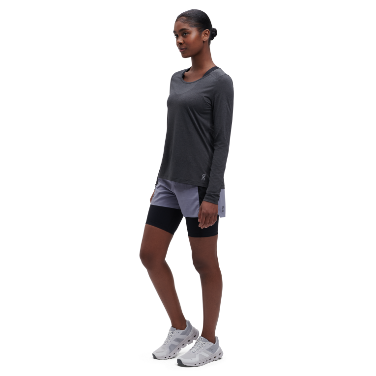 Active Shorts 64R0B133 Granite/Black On Running Women