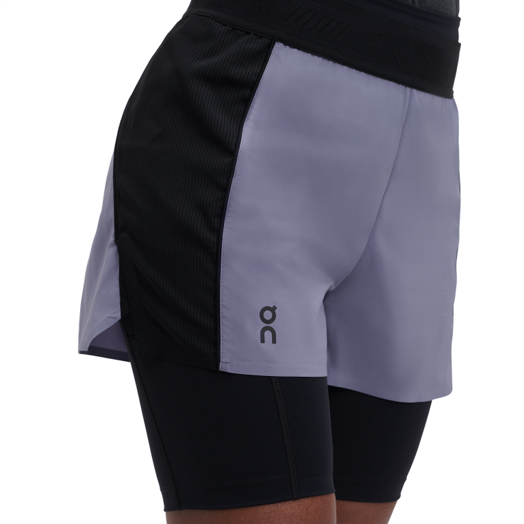 Active Shorts 64R0B133 Granite/Black On Running Women