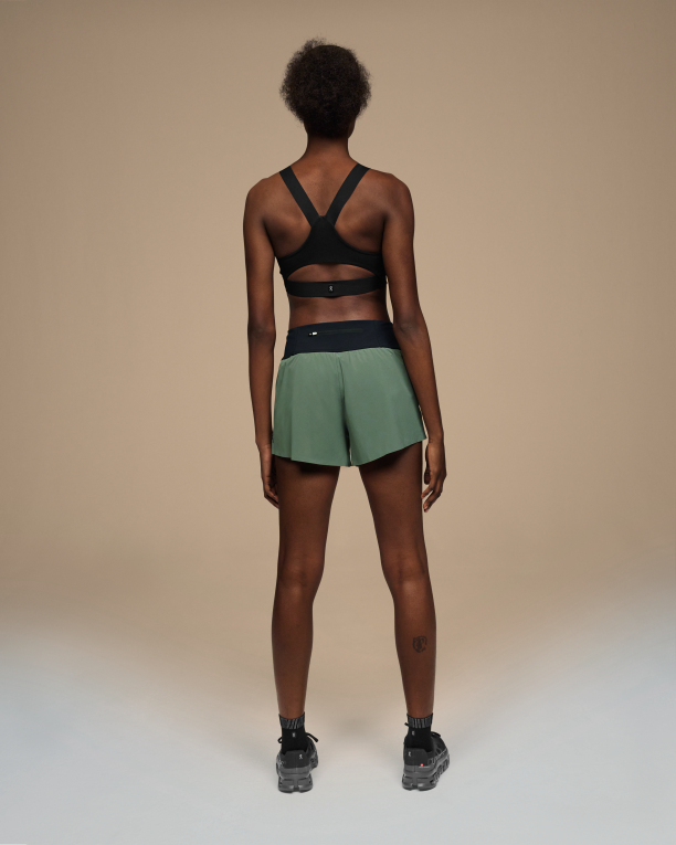 Running Shorts 64R0B334 Ivy/Shadow On Running Women