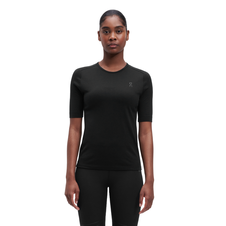 Merino-T 64R0B295 Black On Running Women