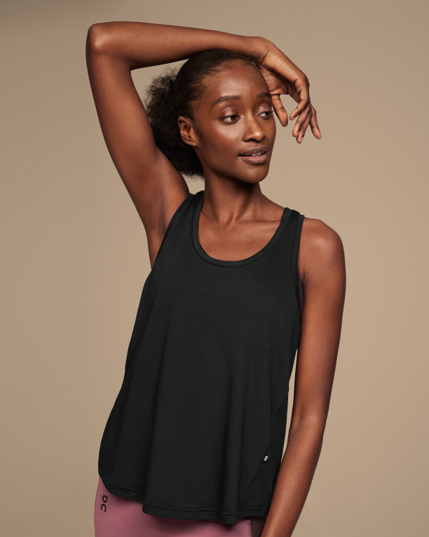 Focus Tank 64R0B292 Black On Running Women