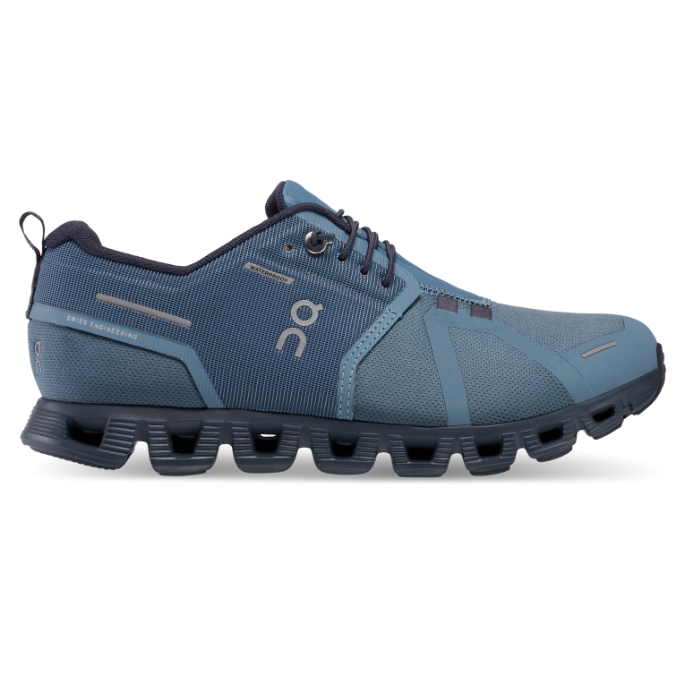 Cloud 5 Waterproof 64R0B189 Metal/Navy On Running Women