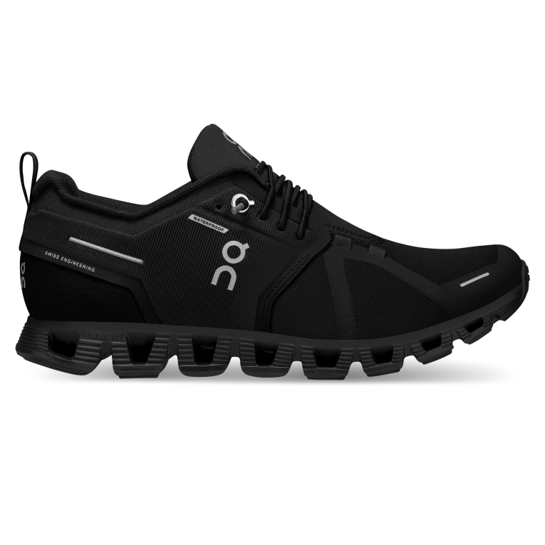 Cloud 5 Waterproof 64R0B191 All Black On Running Women
