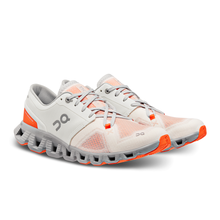Cloud X 3 64R0B32 Ivory/Alloy On Running Women