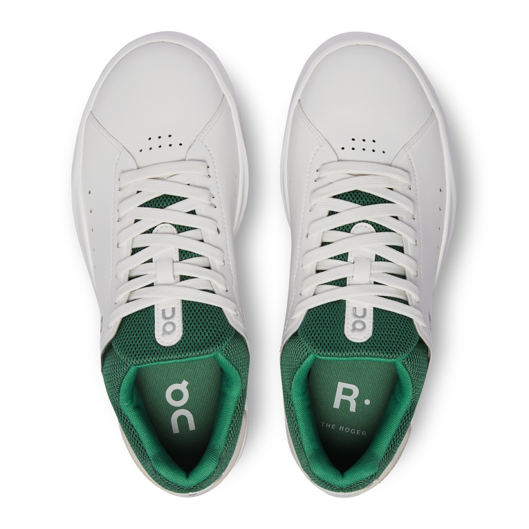 THE ROGER Advantage 64R0B169 White/Green On Running Women