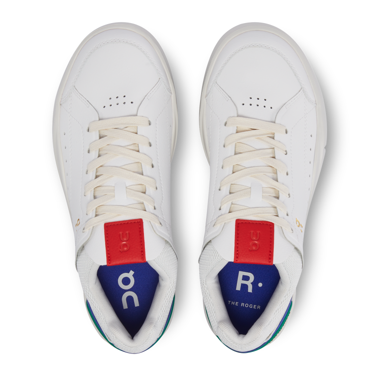 THE ROGER Centre Court 64R0B369 White/Emerald On Running Women